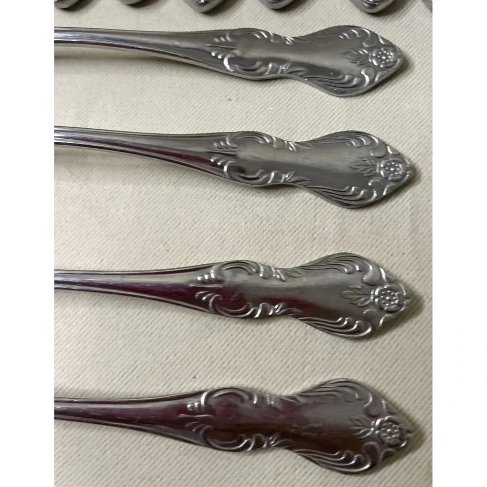 Embassy Classic Valhalla Stainless Flatware Silverware Set 23 Pieces‎ Japan MCM